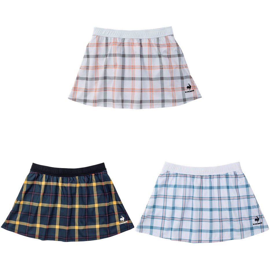 ルコック le coq sportif テニスウェア レディース COUCOUPARIS CHECK SKORT QTWUJE06 2020SS