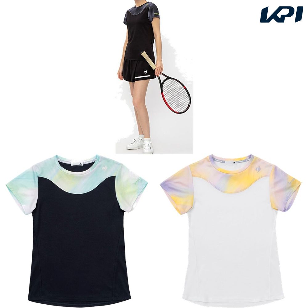 ルコック le coq sportif テニスウェア レディース グラフィックゲームシャツ QTWWJA06 2023FW