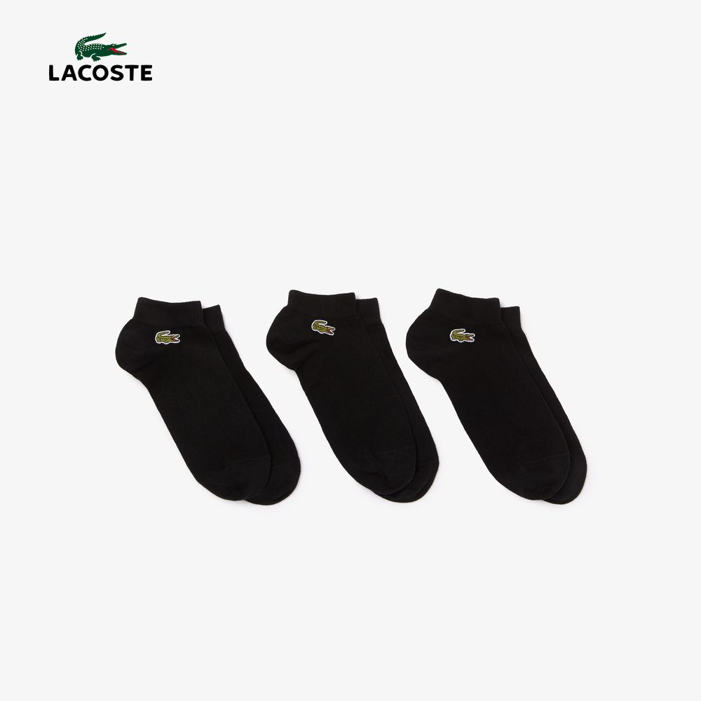 ラコステ LACOSTE テニスウェア メンズ 3Pパックミニマルスニーカー丈ソックス RA4183L-8VM 2022SS 『即日出荷』