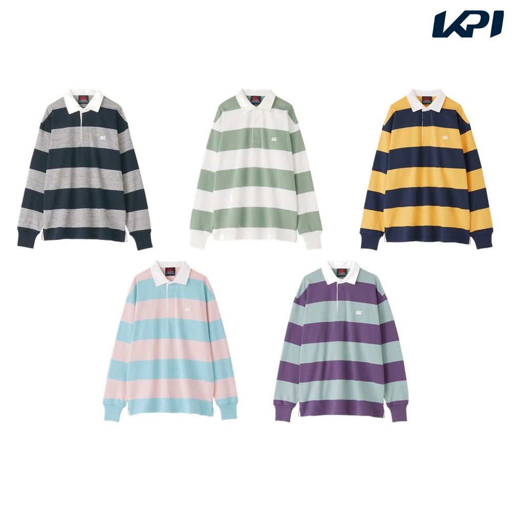 カンタベリー CANTERBURY ラグビーウェア ユニセックス 4INCH STRIPE RUGBY JERSEY RA44132 2024SS :RA44132:KPI24