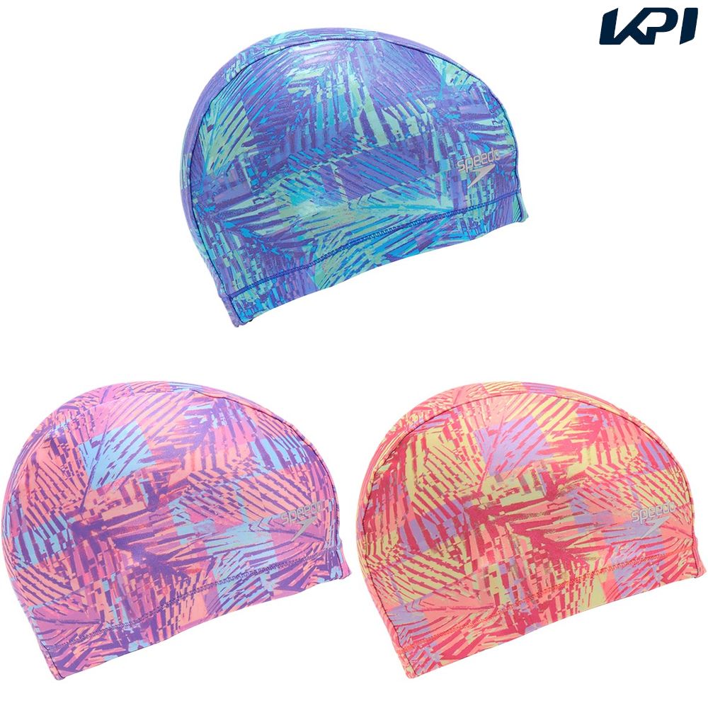 スピード Speedo 水泳アクセサリー    フラクタルパームトリコットキャップ SE12512