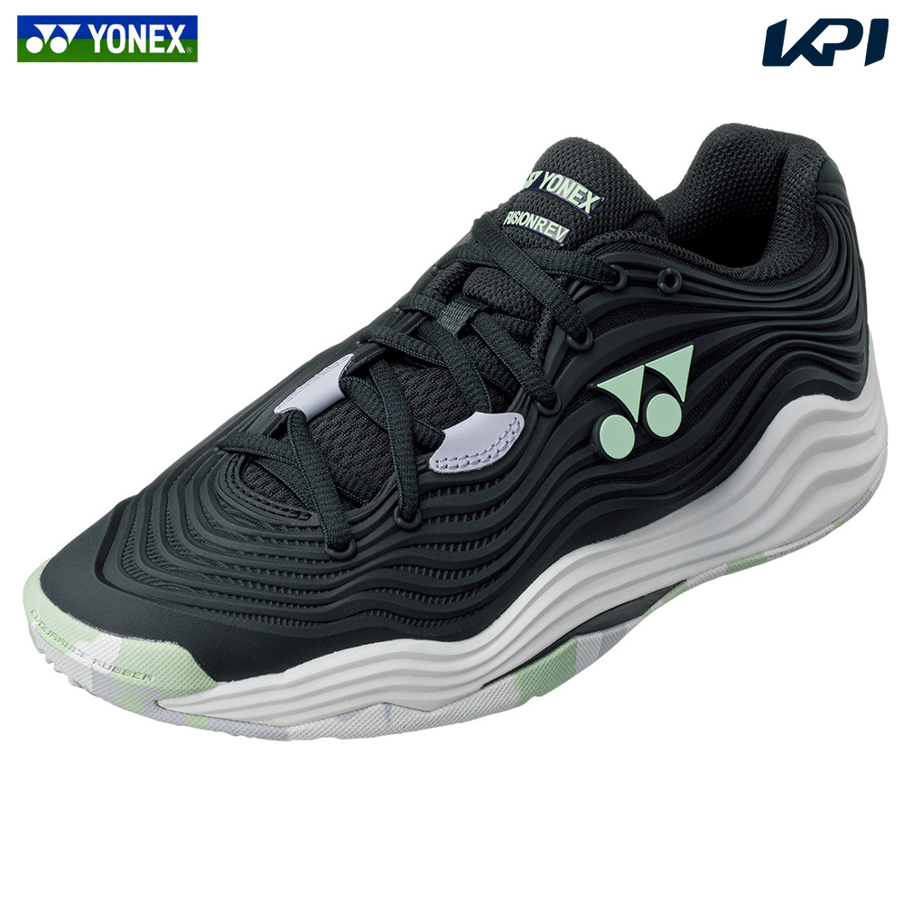 『即日出荷』ヨネックス YONEX テニスシューズ レディース FUSIONREV 5 パワークッション フュージョンレブ5 LGC オムニ・クレーコート用 SHTF5LGC-245｜KPI24