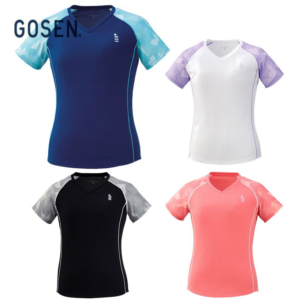 ゴーセン GOSEN テニスウェア レディース ゲームシャツ T1921 2019SS｜kpi24
