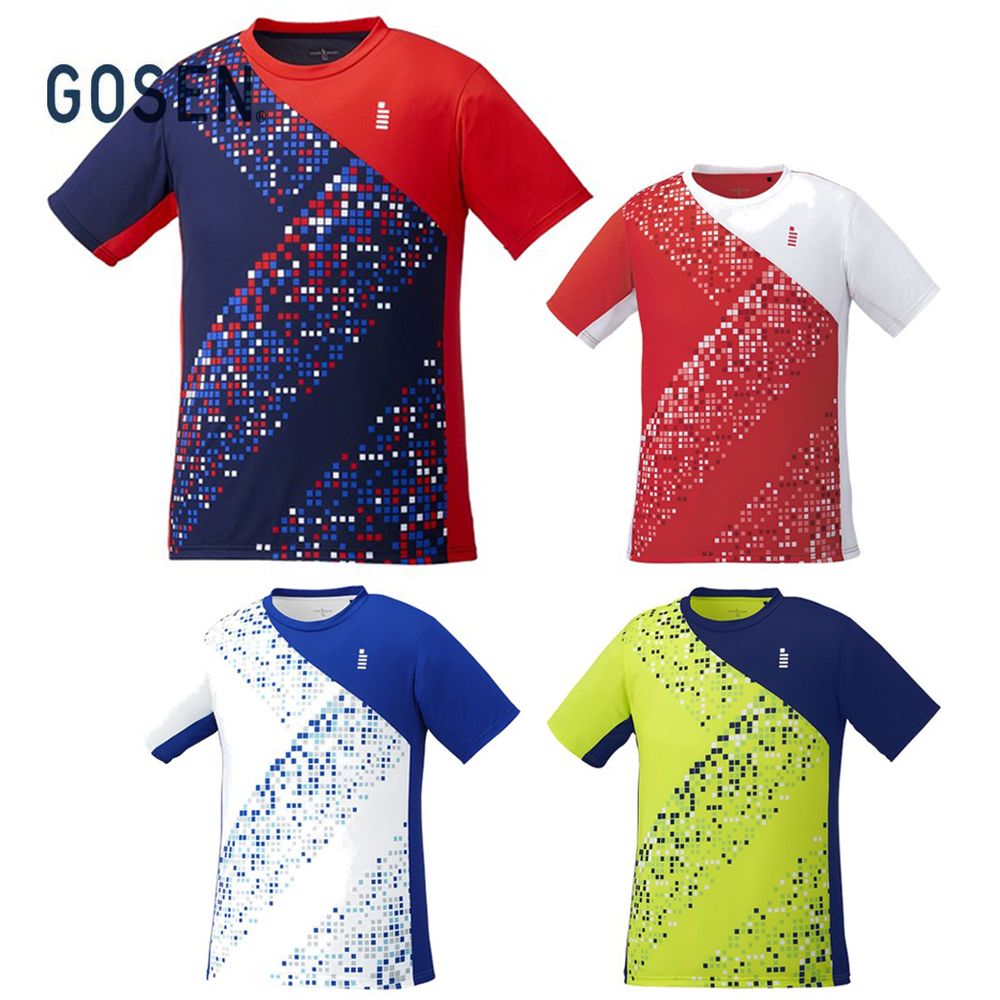 ゴーセン GOSEN テニスウェア ユニセックス ゲームシャツ T1942 2019FW｜kpi24
