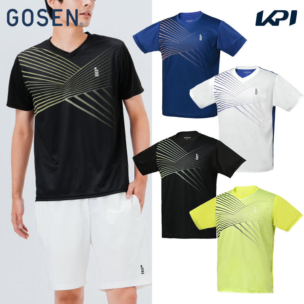 ゴーセン GOSEN テニスウェア ユニセックス   ゲームシャツ T2530 2025SS | GOSEN