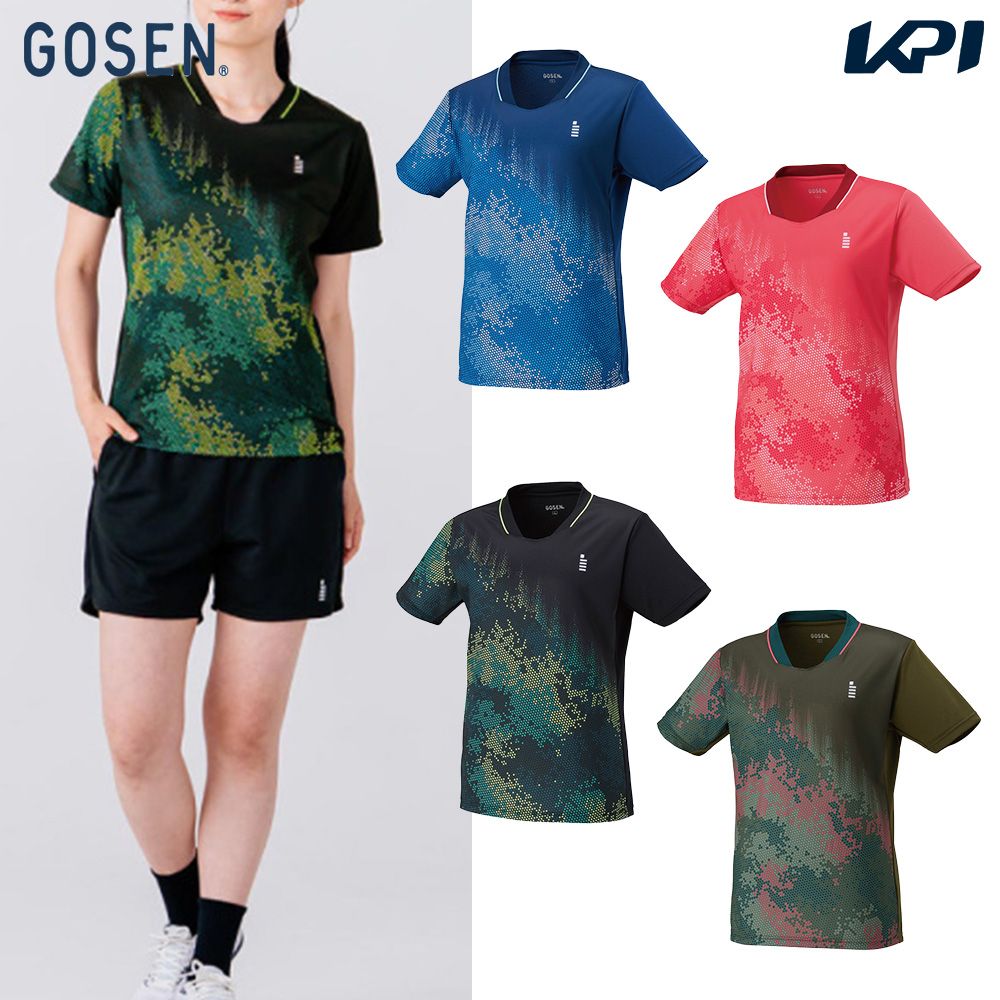 ゴーセン GOSEN テニスウェア レディース   ゲームシャツ T2611 2026SS