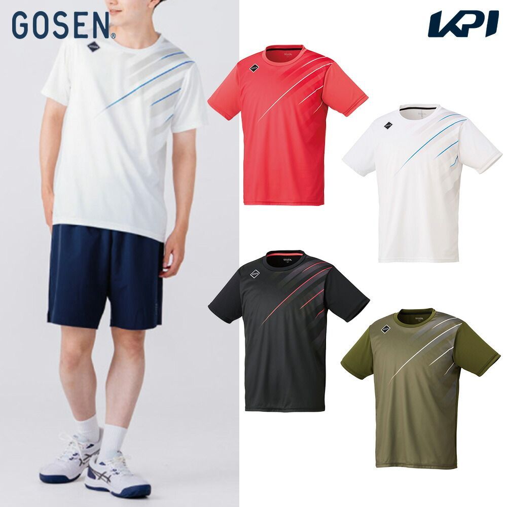 ゴーセン GOSEN テニスウェア ユニセックス   プラクティスシャツ T2632 2026SS