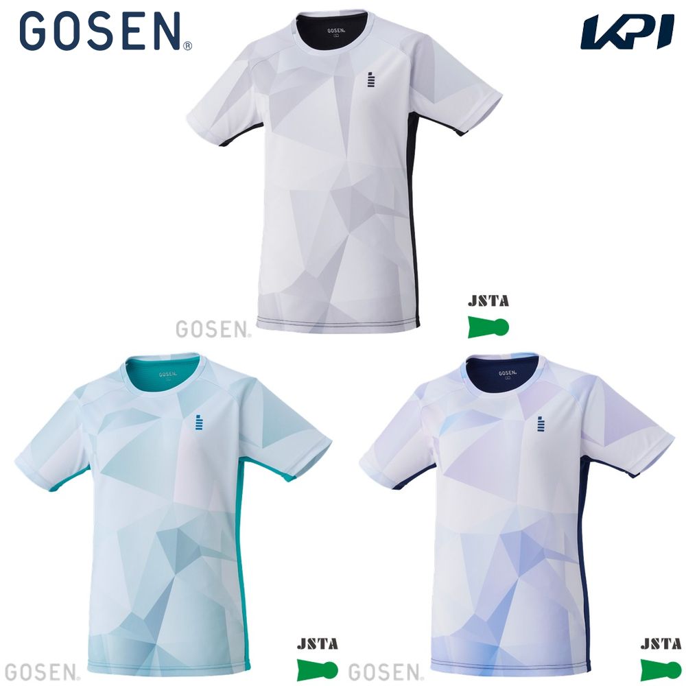 ゴーセン GOSEN テニスウェア レディース   レディース ゲームシャツ T2643 2026FW