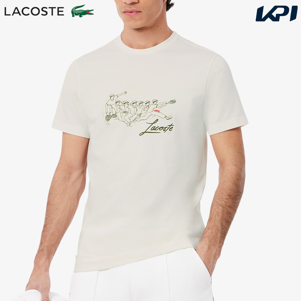 ラコステ LACOSTE テニスウェア メンズ   MEN S TEE-SHIRT Tシャツ TH2102-10-NYV 2025SS 5月下旬発売予定※予約