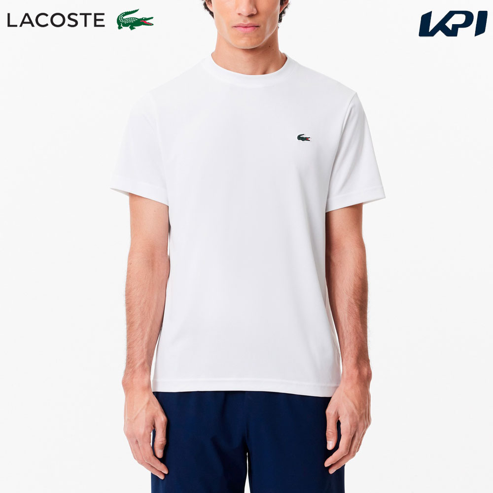 『即日出荷』ラコステ LACOSTE テニスウェア メンズ   ウルトラドライ鹿の子地Tシャツ TH3401-99-001 2024FW