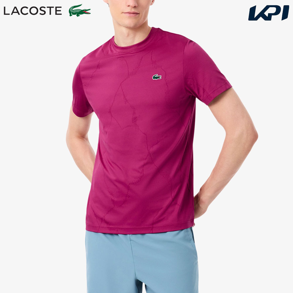 ラコステ LACOSTE テニスウェア メンズ   Tシャツ TH6720-99-JBD 2026FW『即日出荷』