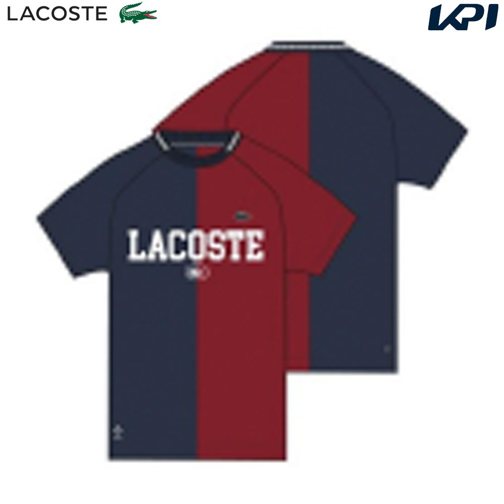 ラコステ LACOSTE テニスウェア メンズ 『ダニール・メドベージェフ』アシンメトリードライTシャツ TH7538 10 ISV 2024SS 『即日出荷』 :TH7538 10 ISV:KPI24