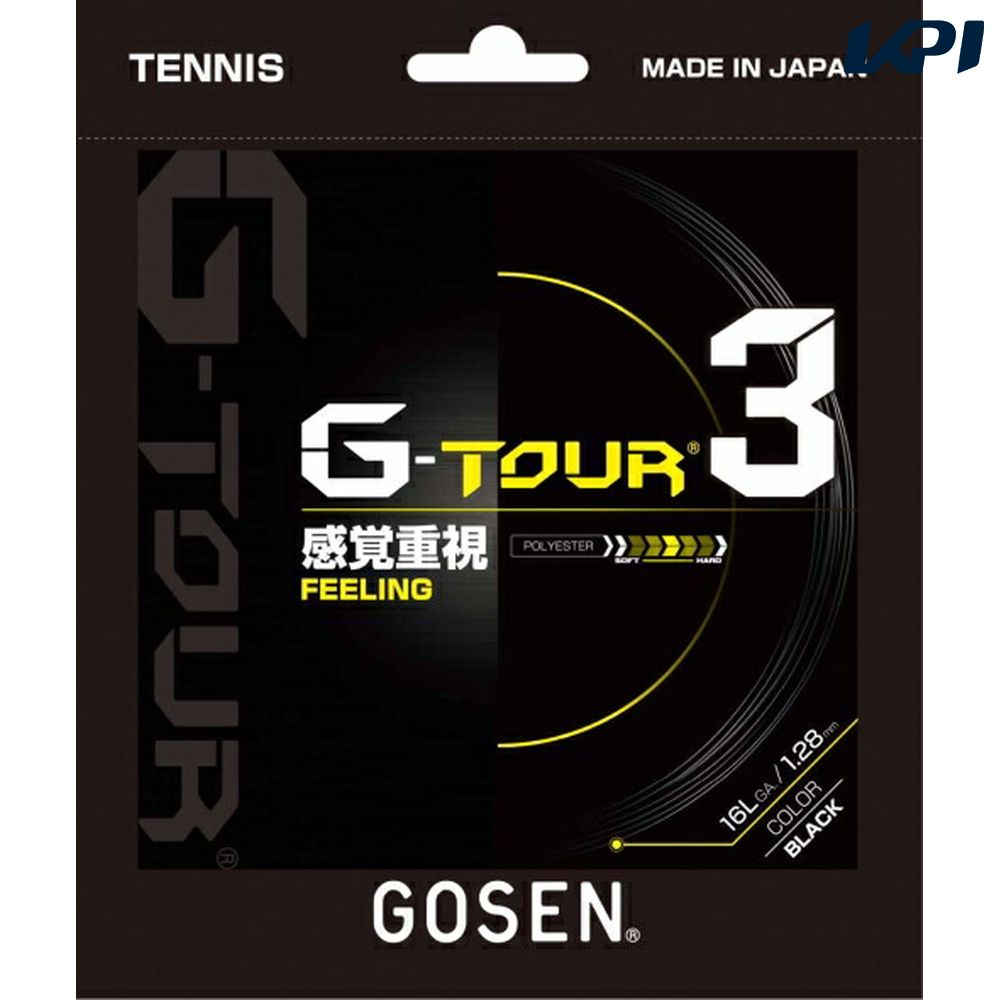 ゴーセン GOSEN テニスガット・ストリング  G-TOUR3 16L TSGT30｜kpi24