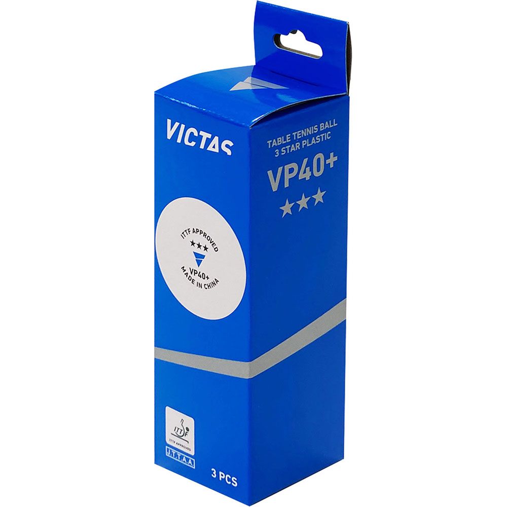 ヴィクタス VICTAS 卓球ボール  VP40+ 3スター 3コ入 TSP015000｜kpi24｜02