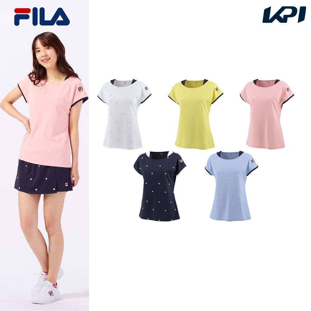 フィラ FILA テニスウェア レディース ゲームシャツ VL2588 2023SS