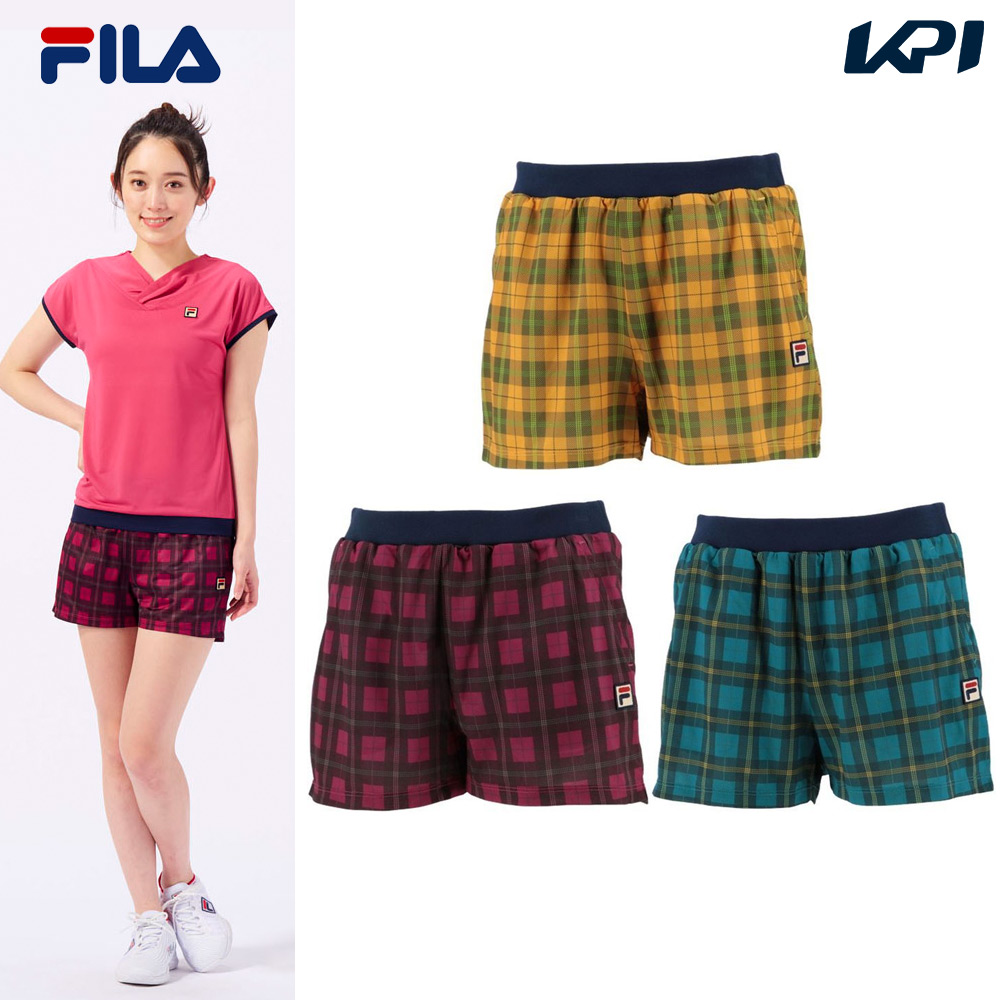 フィラ FILA テニスウェア レディース ショートパンツ VL2650 2023SS