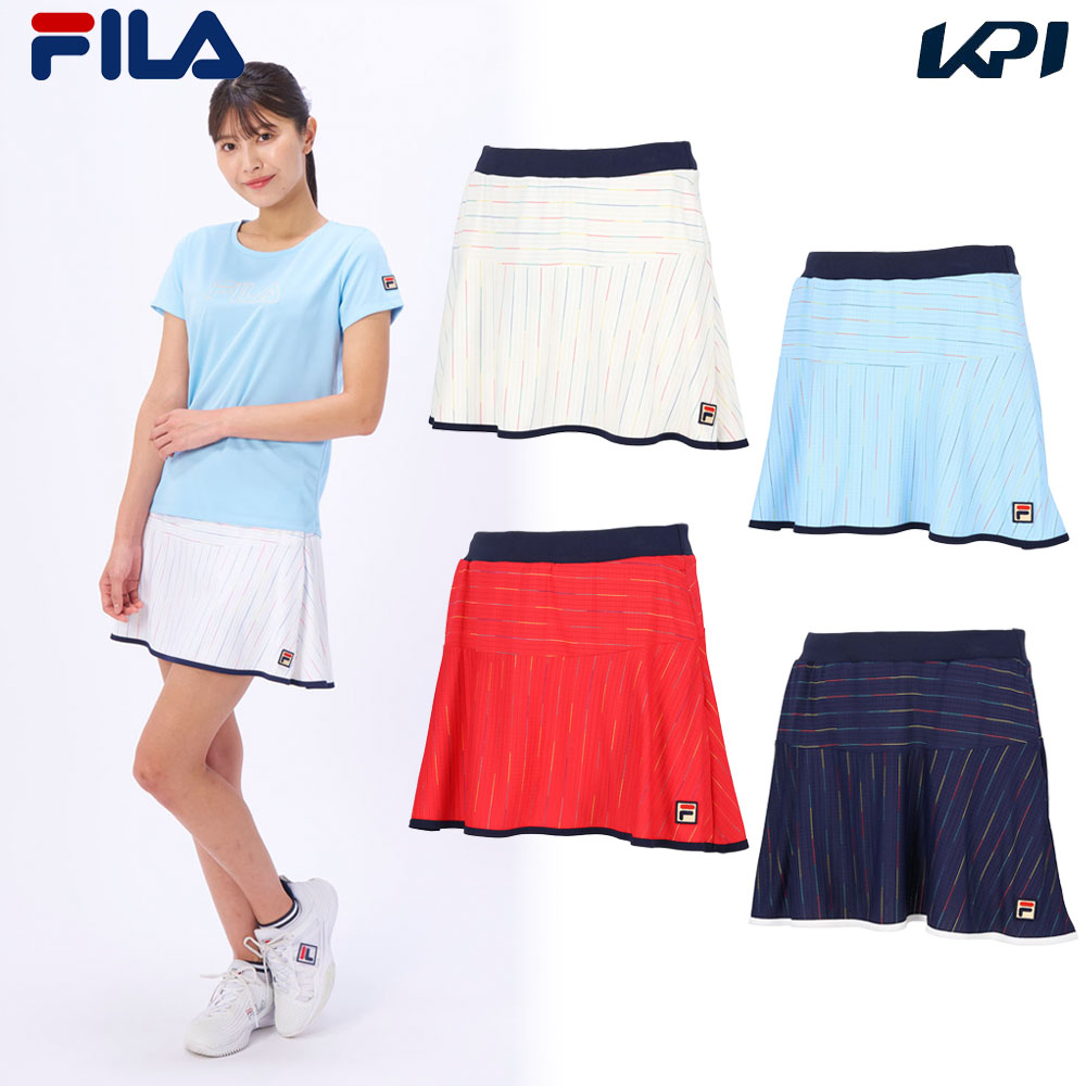 フィラ FILA テニスウェア レディース   スコート VL2802 2024SS｜kpi24