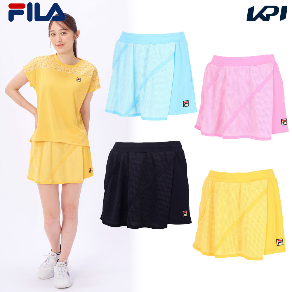 フィラ FILA テニスウェア レディース   ラップショートパンツ VL2836 2024SS