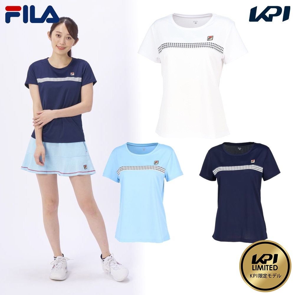 『即日出荷』フィラ FILA テニスウェア レディース   ゲームシャツ KPI限定モデル VL2890 2024SS