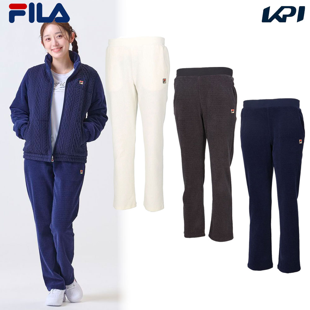フィラ FILA テニスウェア レディース   ロングパンツ VL2975 2024FW