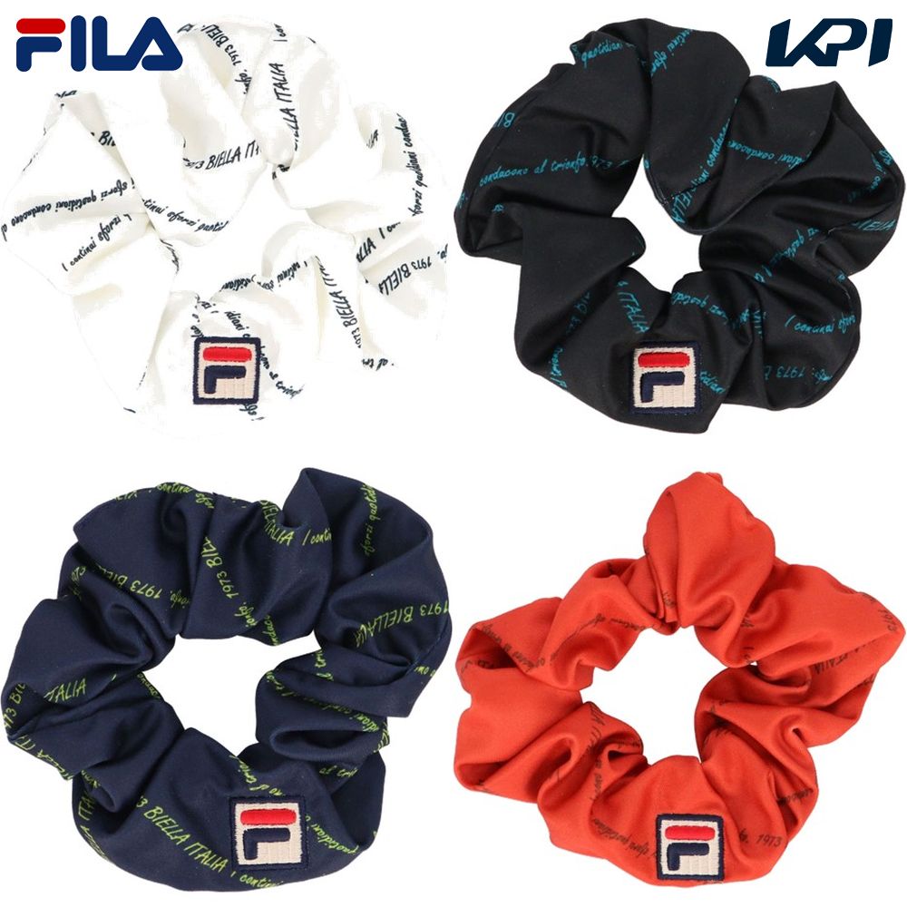 フィラ FILA テニスウェア レディース メッセージプリントシュシュ VL9289 2023FW