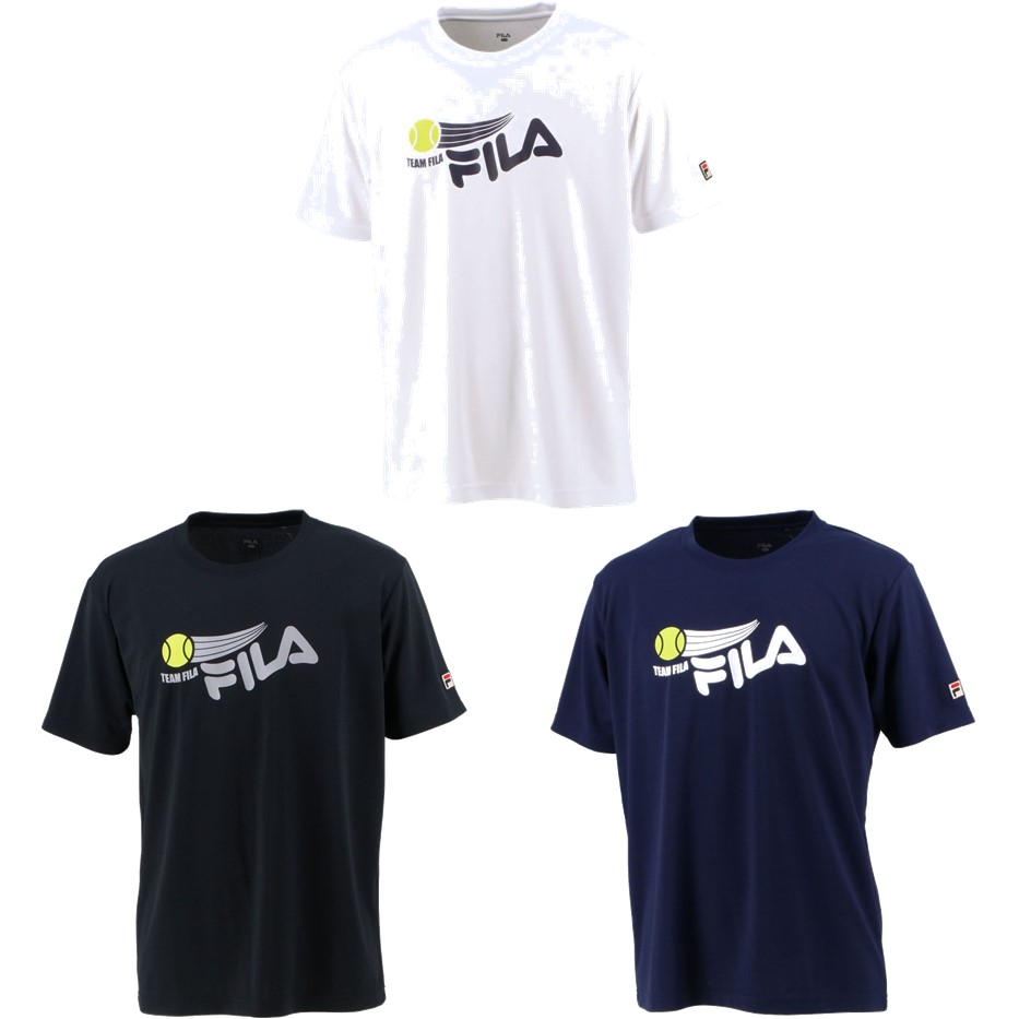 フィラ FILA テニスウェア メンズ グラフィックTシャツ VM5577 2022FW『即日出荷』