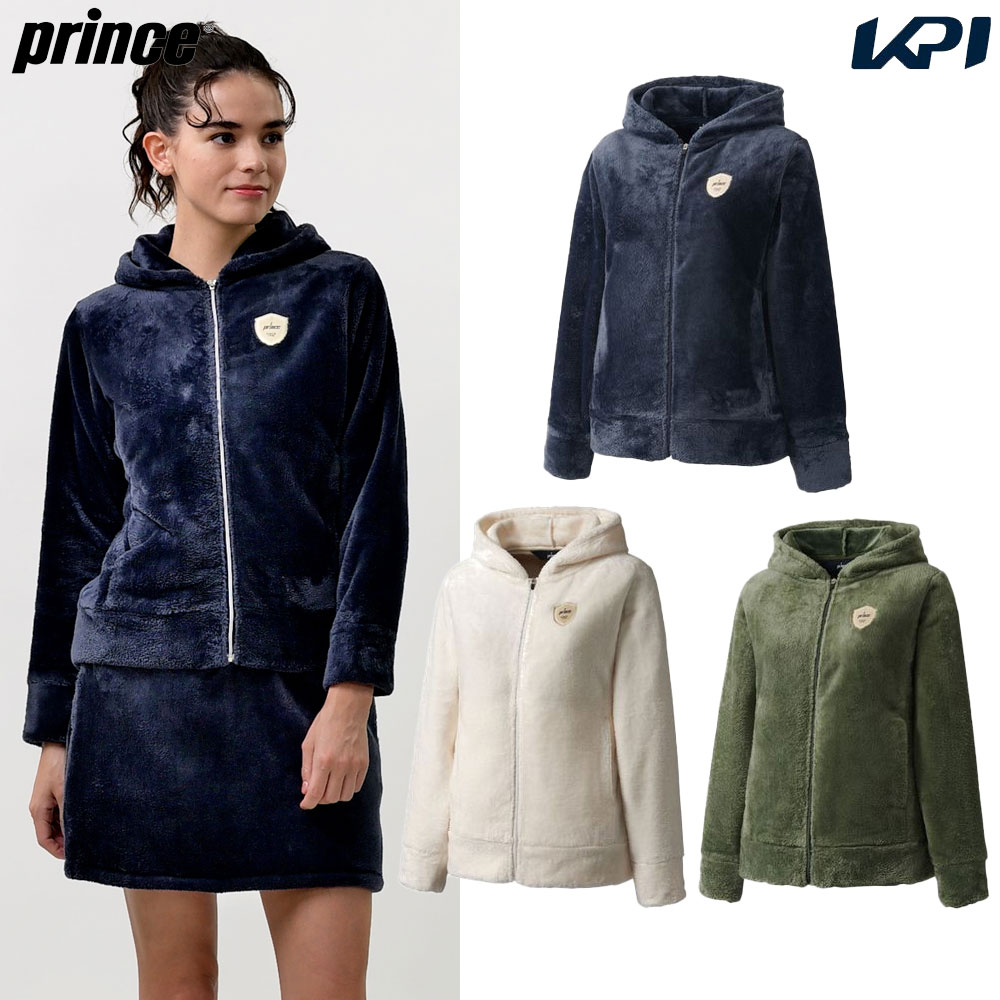 プリンス Prince テニスウェア レディース   フリースジャケット WF4663 2024FW