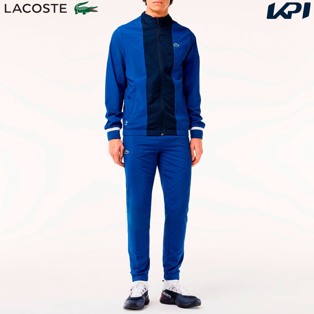 ラコステ LACOSTE テニスウェア メンズ   『ダニール・メドベージェフ』バイカラートラックスーツ WH7581-99-ISI 2024SS 『即日出荷』｜kpi24