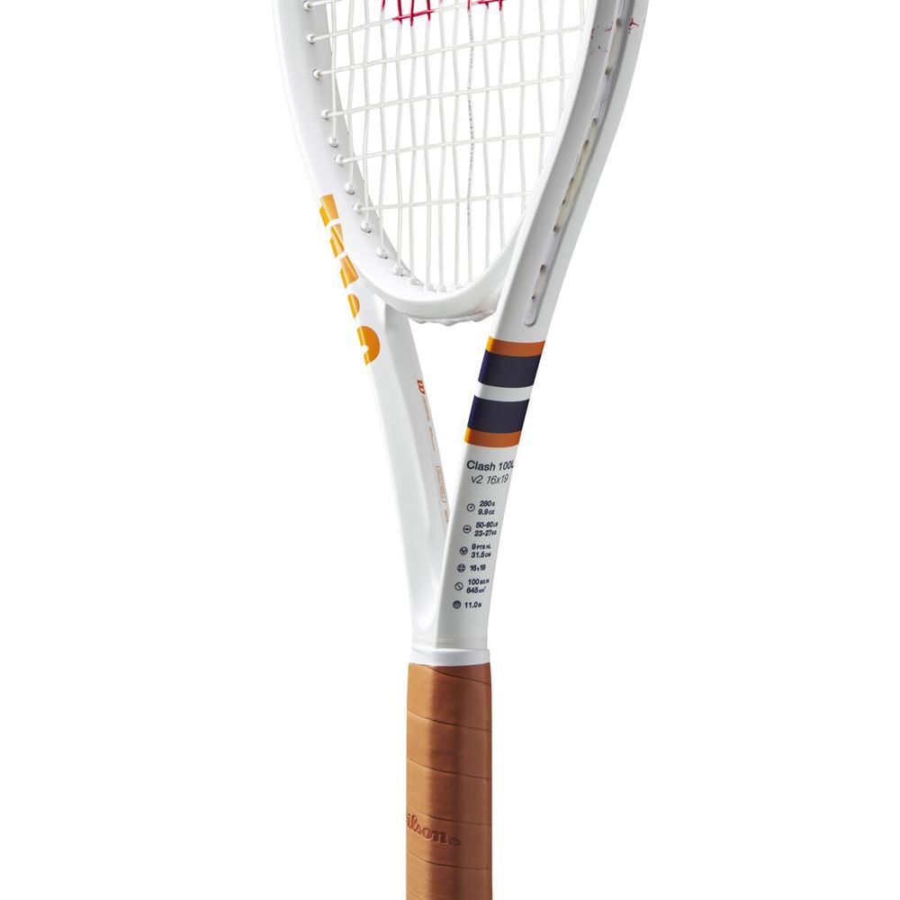 「ガット張り無料」ウイルソン Wilson 硬式テニスラケット CLASH 100L V2 ROLAND GARROS クラッシュ100L ローランギャロス WR128111U｜kpi24｜06