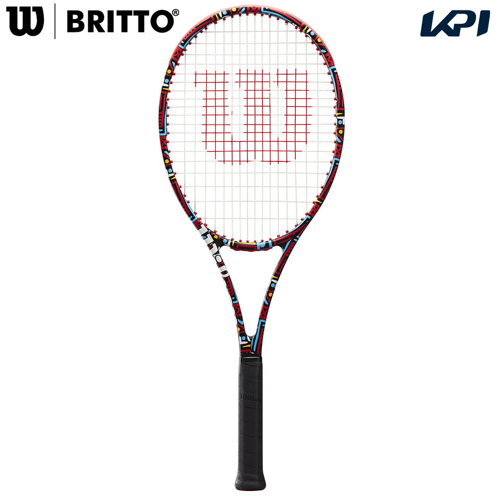 「ガット張り上げ済み」ウイルソン Wilson テニスラケット  PRO STAFF 97 V13 BRITTO HEARTS プロスタッフ97 ロメロ・ブリットモデル WR128310F2『即日出荷』 ハイクオリティな商品