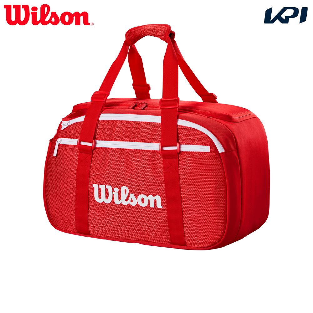Wilson ウイルソン テニスバッグ・ケース SUPER TOUR RED SMALL Wilson ウイルソン テニスバッグ・ケース SUPER TOUR RED SMALL
