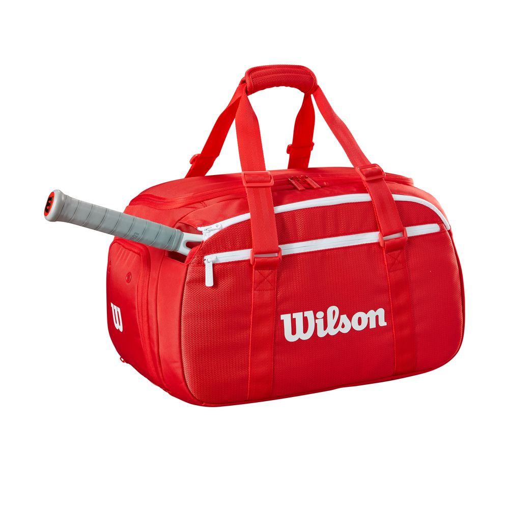 Wilson ウイルソン テニスバッグ・ケース SUPER TOUR RED SMALL Wilson ウイルソン テニスバッグ・ケース SUPER TOUR RED SMALL