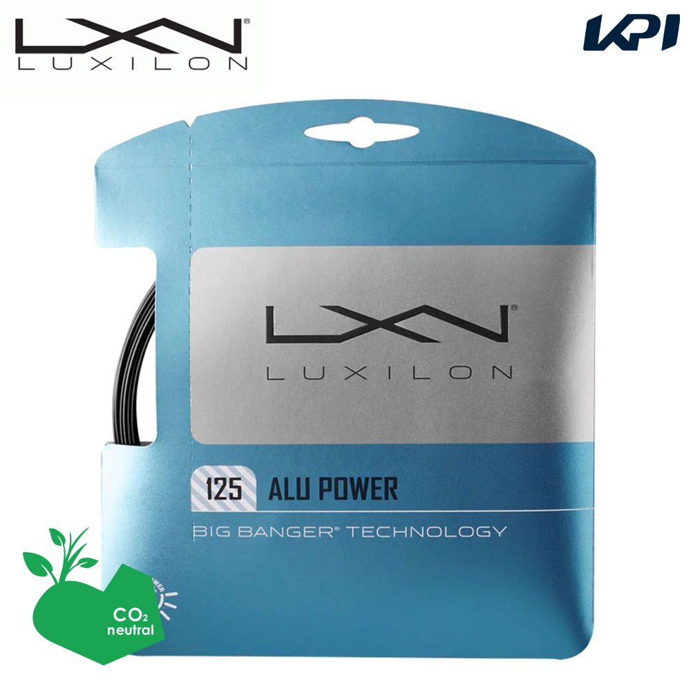 �uSDGs�v���W�F�N�g�v���L�V���� LUXILON �e�j�X�K�b�g�E�X�g�����O  �A���p���[ �u���b�N 125 ALU POWER BLACK 125 �P�� WR8306901125�w�����o�ׁx