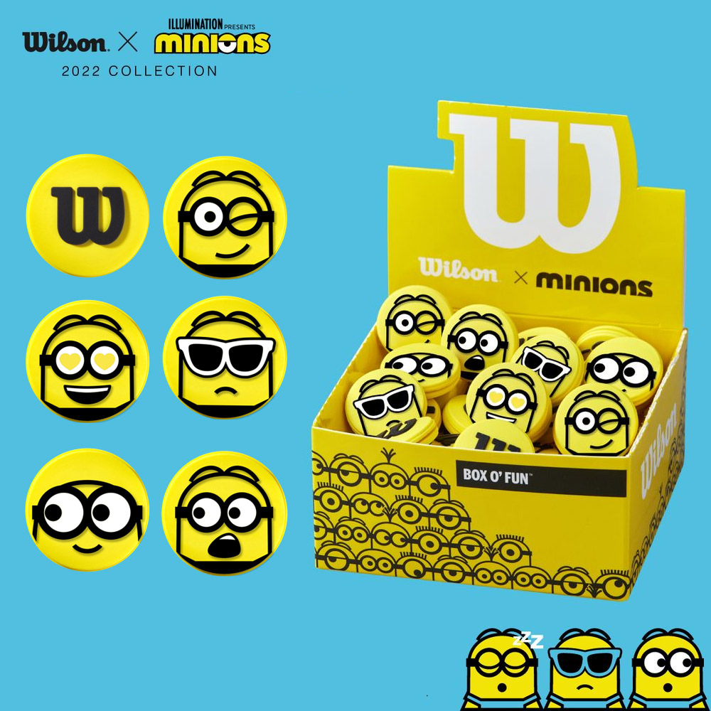 ウイルソン Wilson テニスアクセサリー  MINIONS 2.0 振動止め BOX 50個入  ミニオンズ WR8413801001『即日出荷』