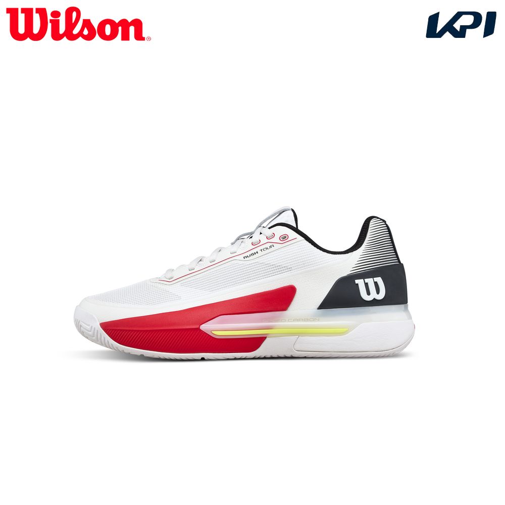 �E�C���\�� Wilson �e�j�X�V���[�Y �����Y   RUSH TOUR 5  White/Black/R ���b�V���c�A�[ 5 �I�[���R�[�g�p WRS338240U