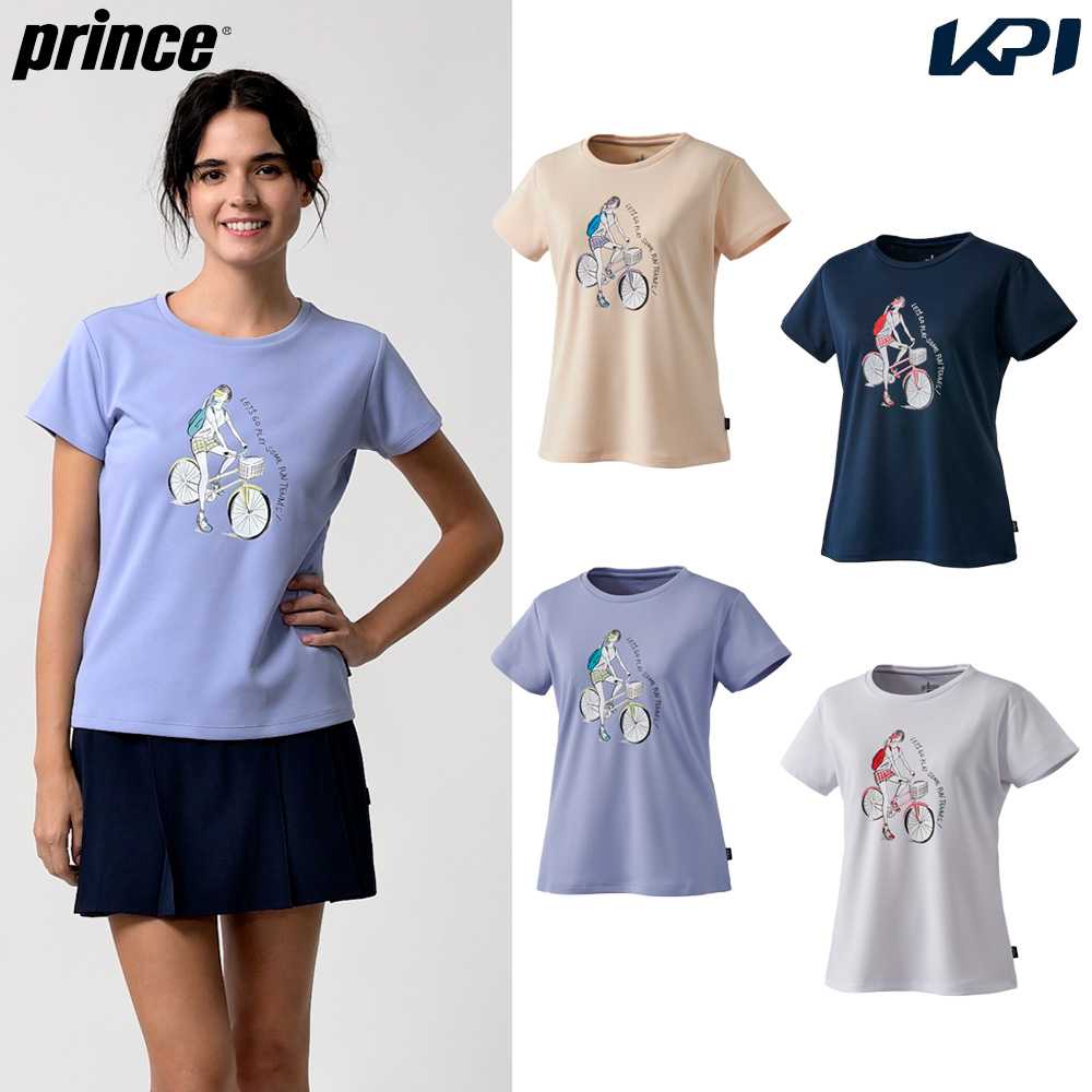 プリンス Prince テニスウェア レディース   Ｔシャツ WS4065 2024SS