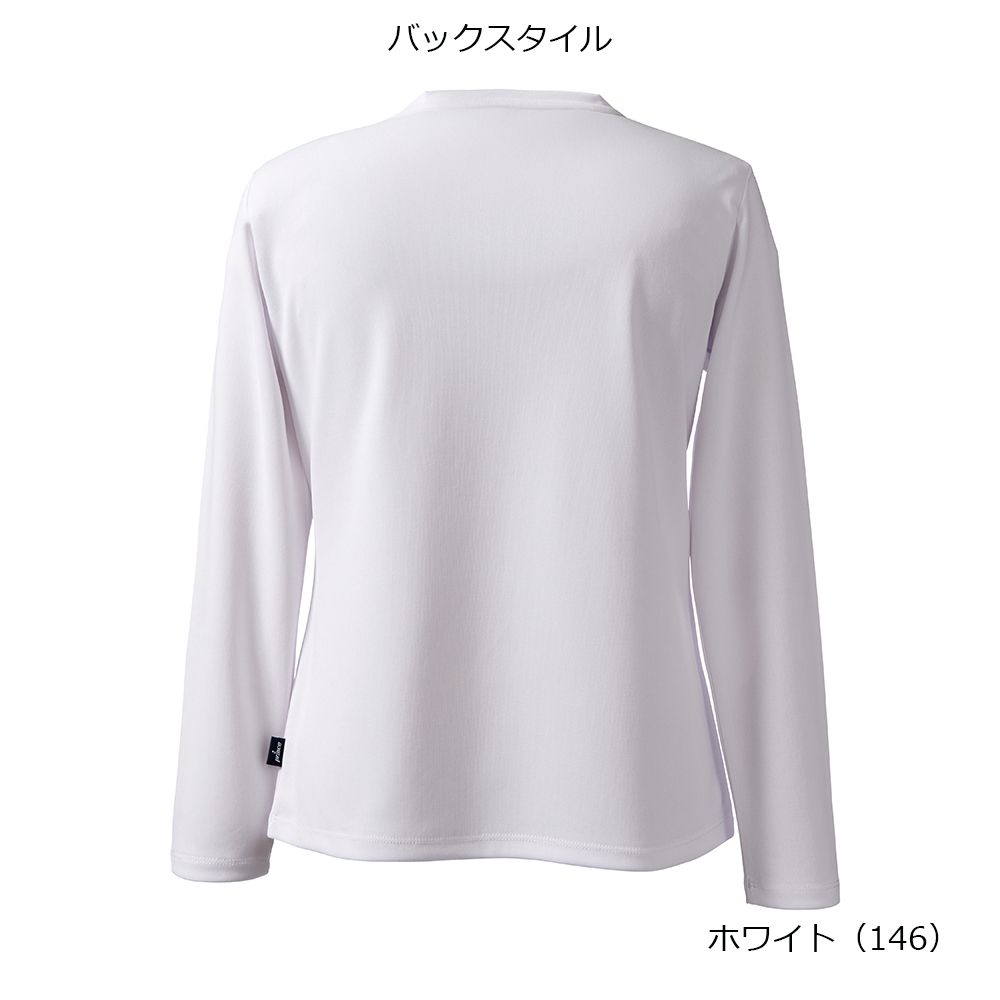 プリンス Prince テニスウェア レディース   「上下セット」ロングスリーブシャツ×ウィンドパンツ WS6057-WS6652 2026SS_12