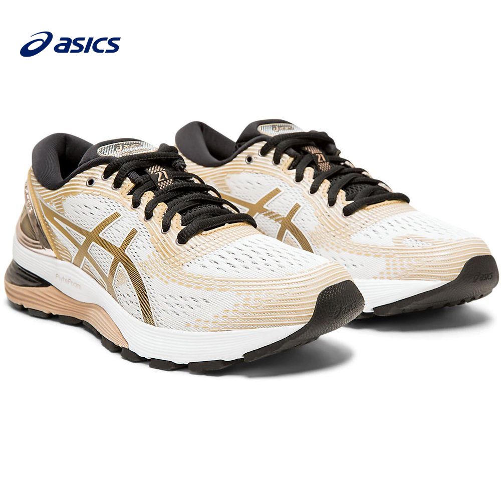 アシックス asics ランニングシューズ ユニセックス GEL-NIMBUS 21 PLATINUM 1012A608