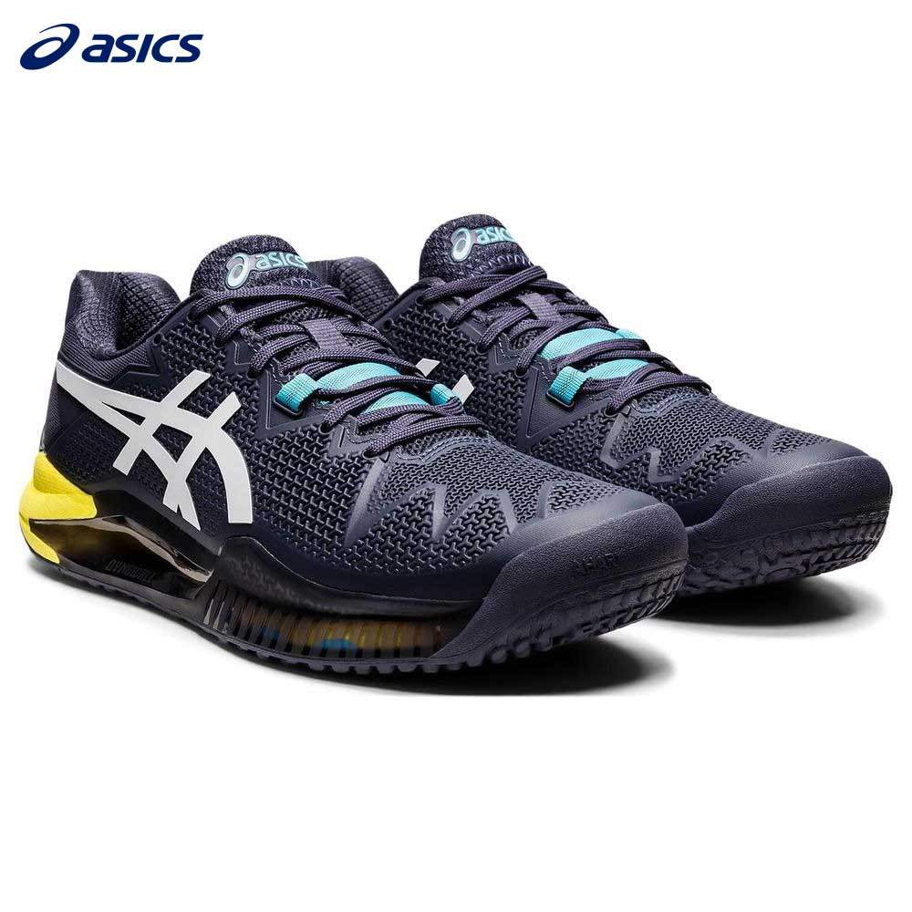 アシックス asics テニスシューズ メンズ GEL-RESOLUTION 8 OC ゲルレゾリューション 8 OC 1041A078-500『即日出荷』