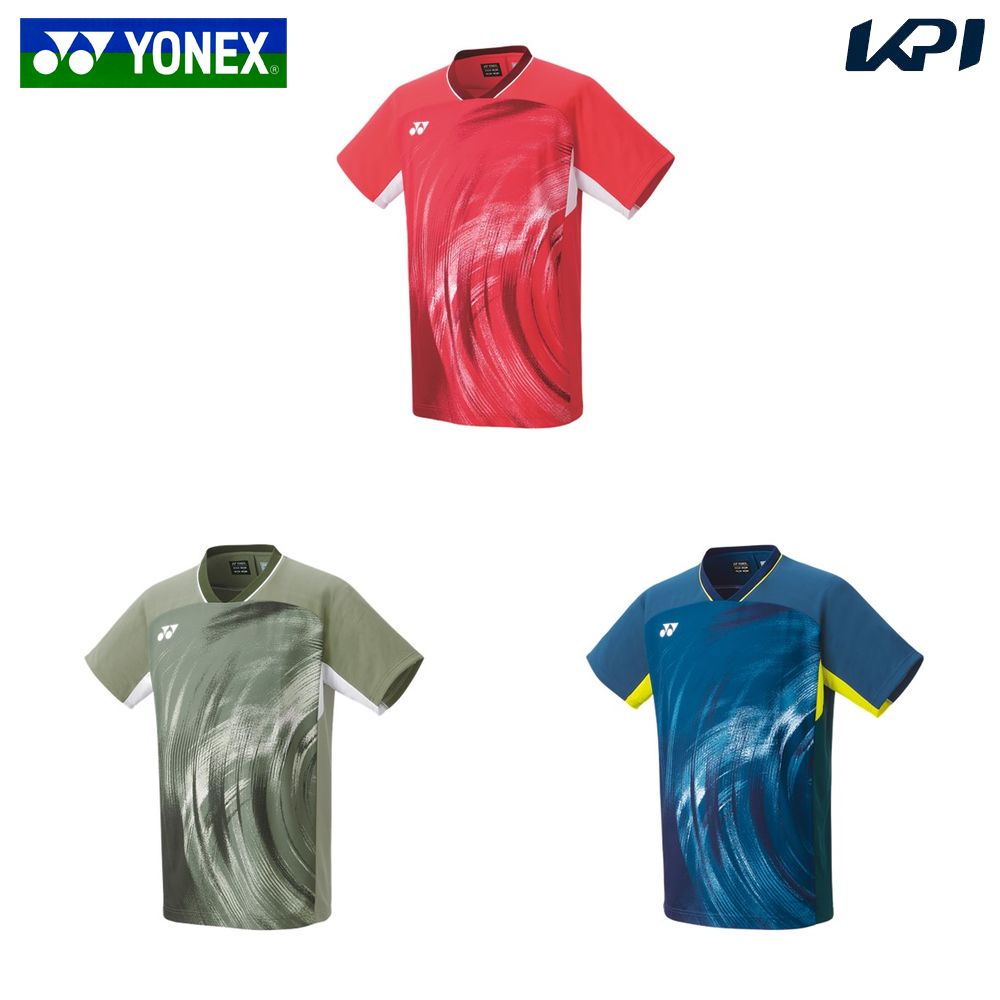 ヨネックス YONEX テニスウェア メンズ   ゲームシャツ フィットスタイル  10568 2024SS｜kpisports