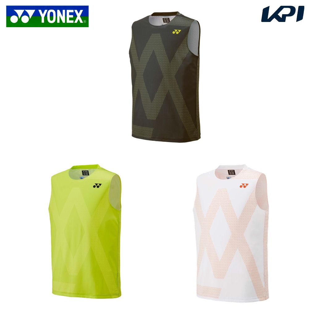 ヨネックス YONEX テニスウェア メンズ   VAメンズゲームシャツ ノースリーブ  10687 2026SS