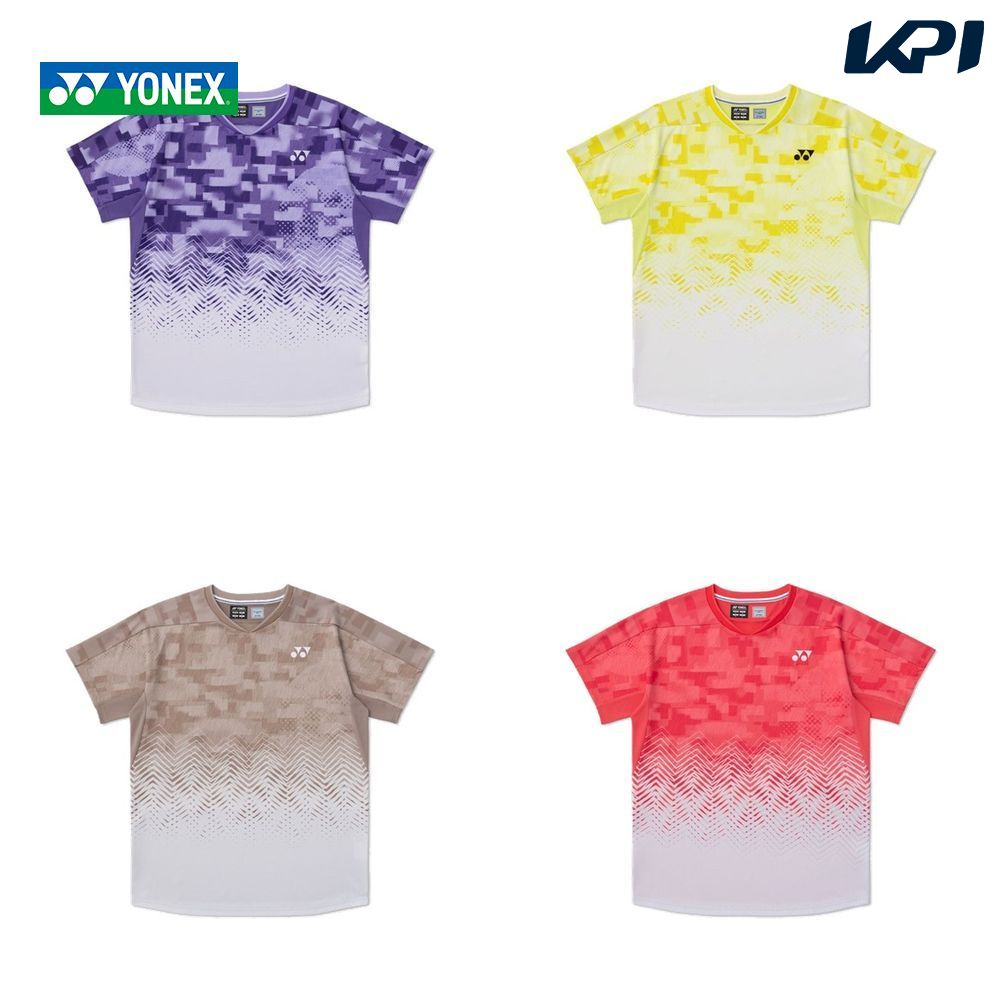 ヨネックス YONEX テニス バドミントン ウェア メンズ   メンズゲームシャツ フィットスタイル  10756 2026FW 8月下旬発売予定※予約