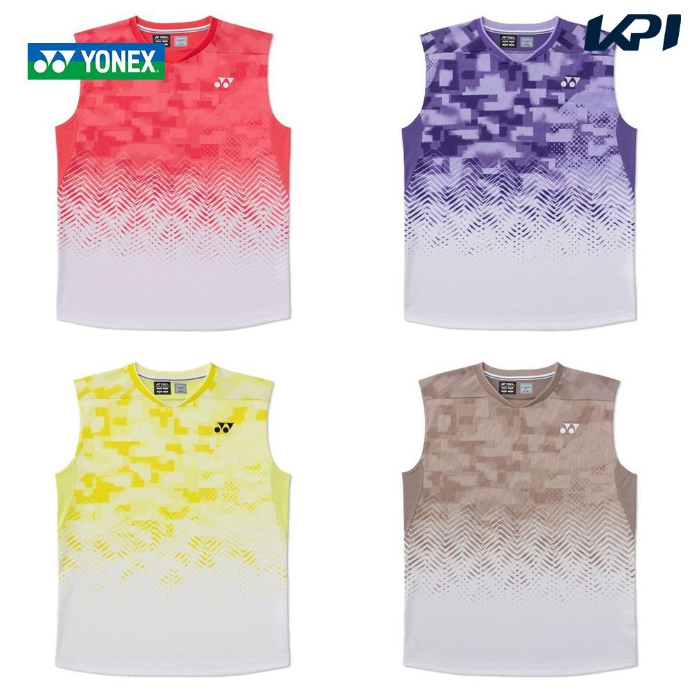 ヨネックス YONEX テニス バドミントン ウェア メンズ   メンズゲームシャツ ノースリーブ  10757 2026FW 8月下旬発売予定※予約