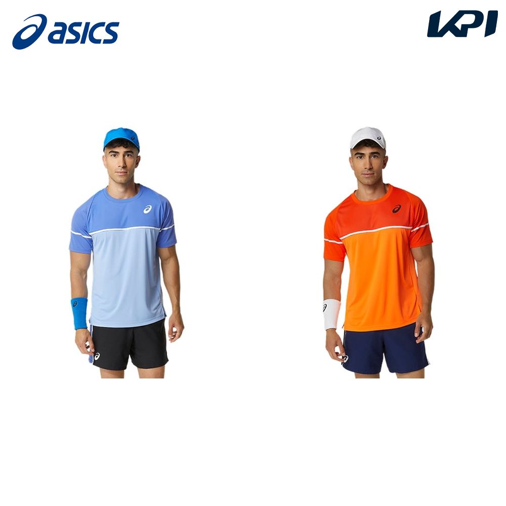 アシックス asics テニスウェア メンズ   クール半袖シャツ 2041A292 2024SS｜kpisports