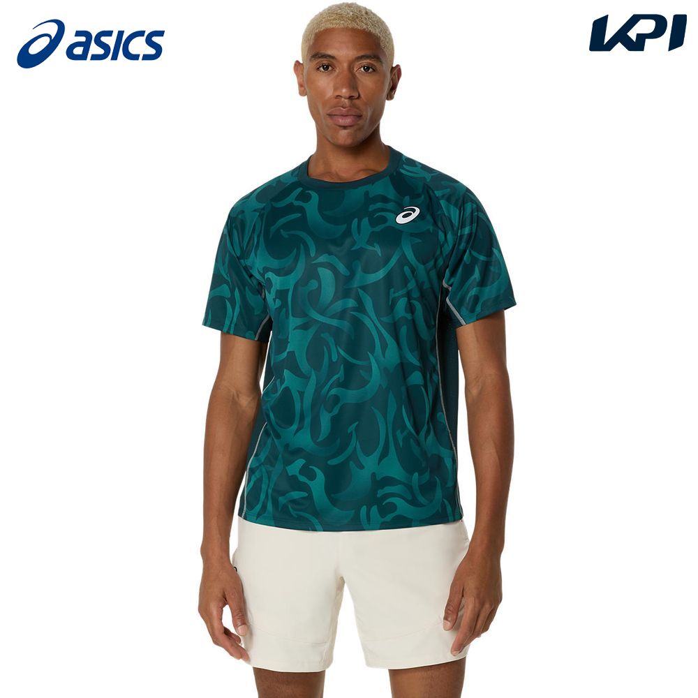 アシックス asics テニスウェア メンズ   半袖シャツ 2041A323-300 2025SS