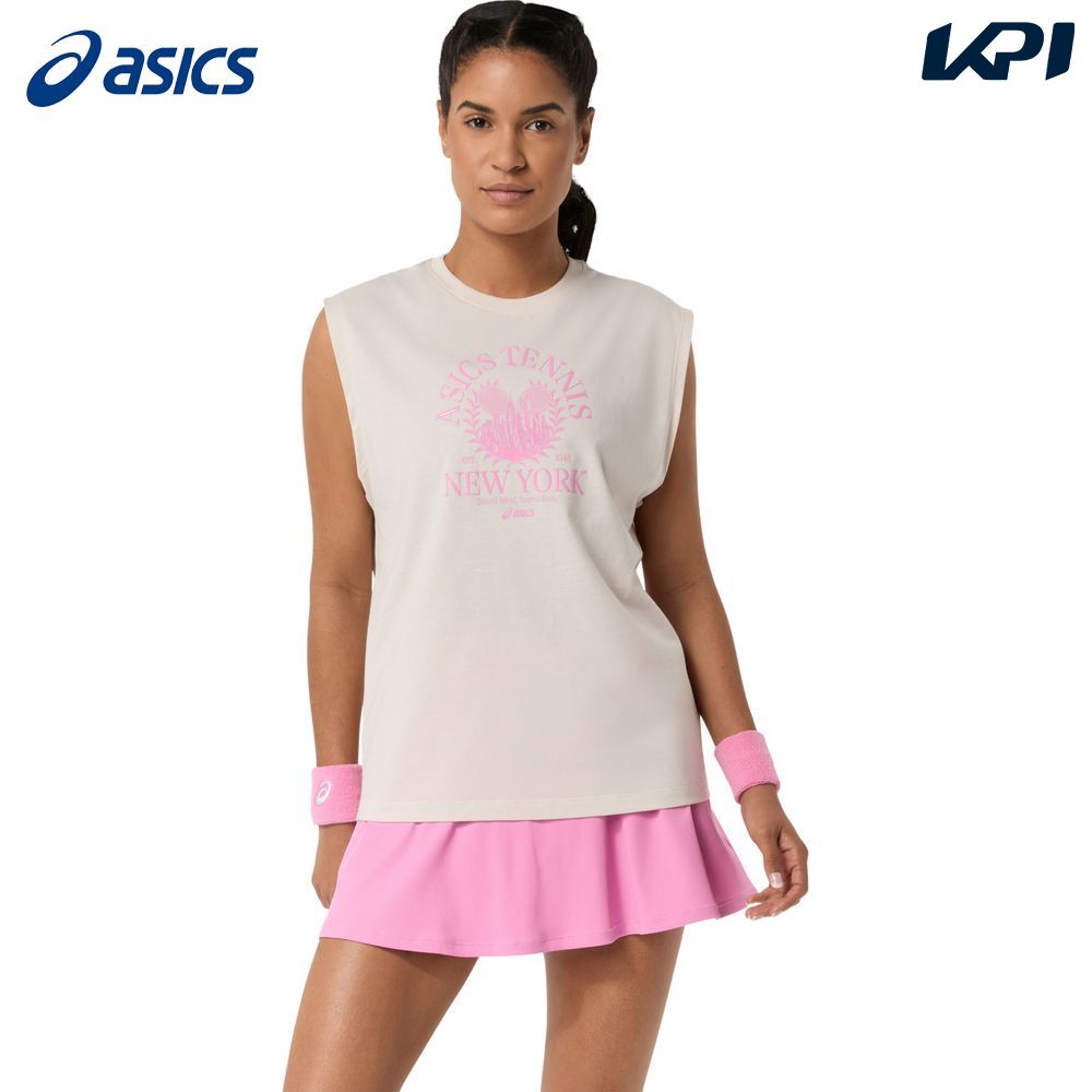 アシックス asics テニスウェア レディース   ウイメンズグラフィックハンソデシャツ 2042A393 2026FW
