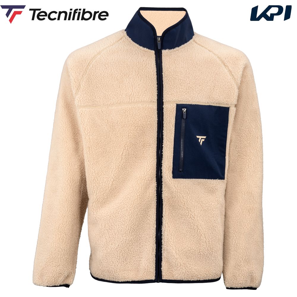 テクニファイバー Tecnifibre テニスウェア メンズ Tecnifibre Textile  SHERPA FULL ZIP JACKET SAND フルジップジャケット 21SHERSA 2026FW