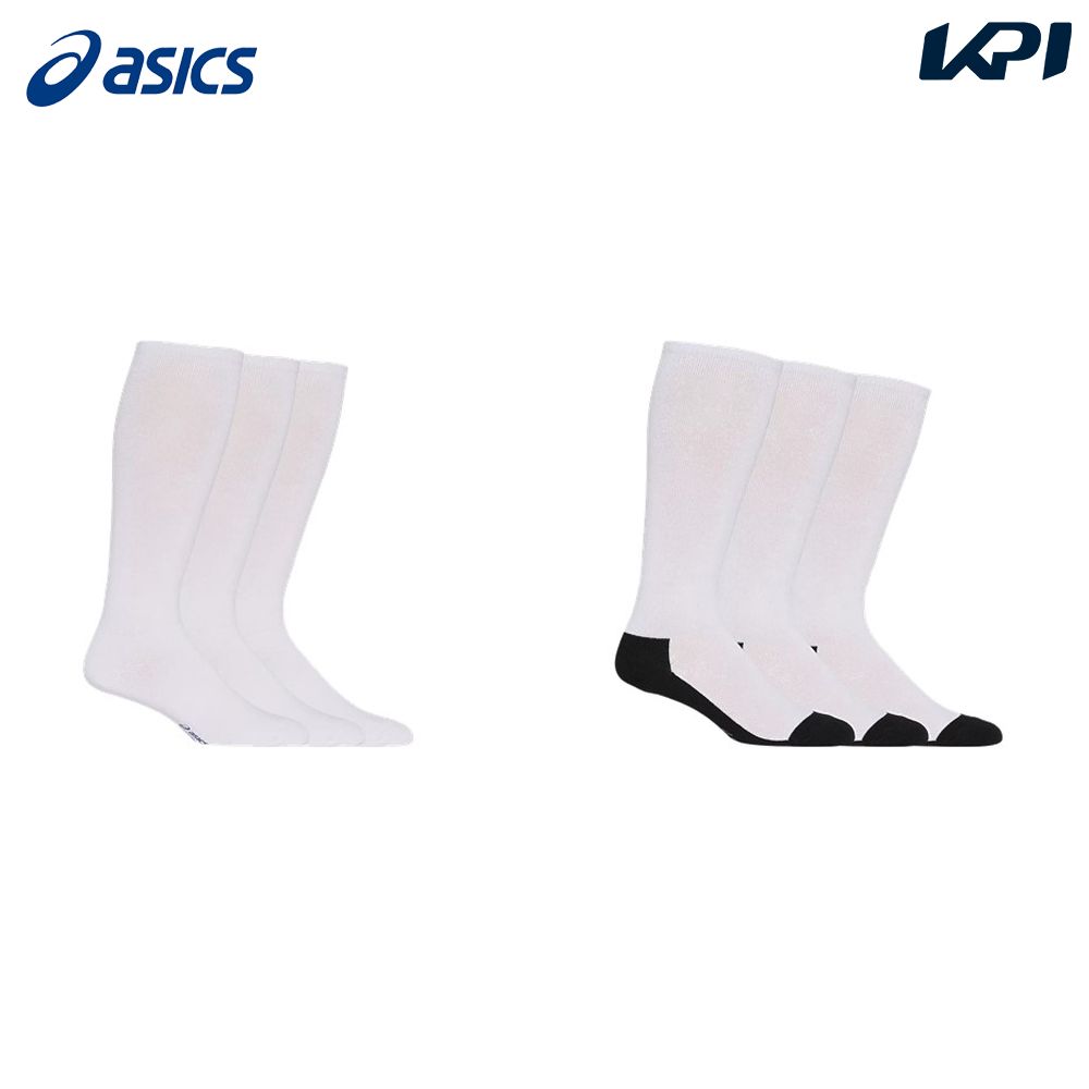 アシックス asics 野球アクセサリー ユニセックス 3P SOCKS 3123A635