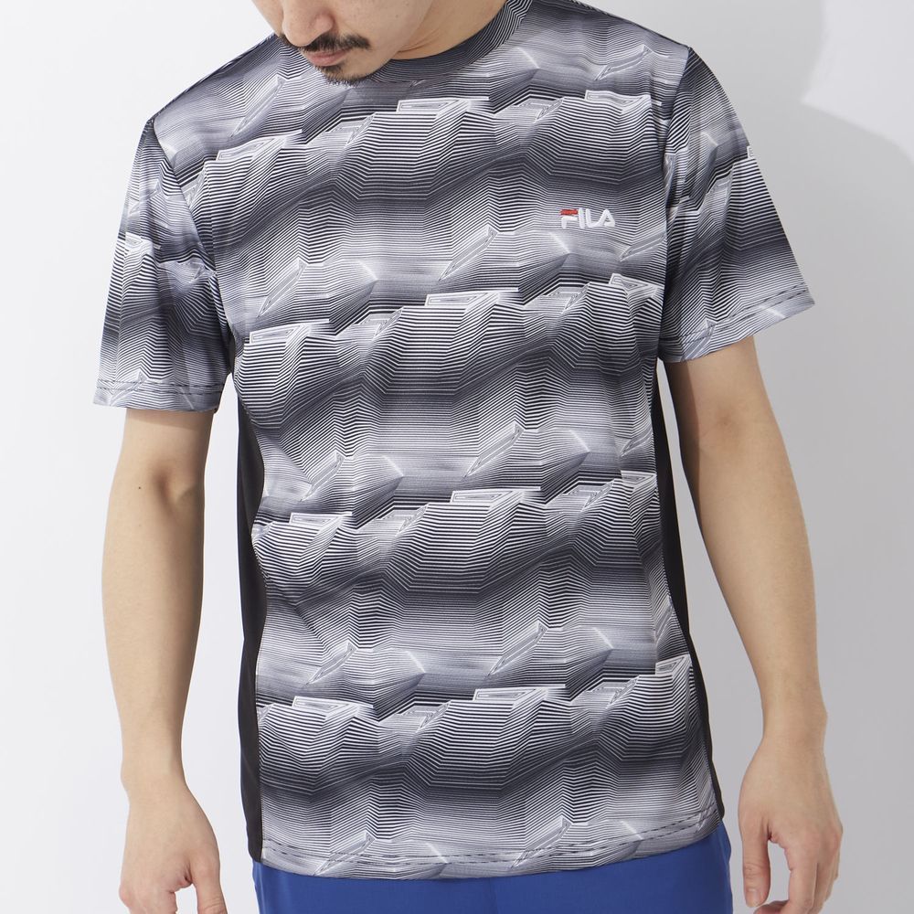 フィラ FILA アウトドアウェア メンズ   ＰＥドライ切替半袖Ｔシャツ 413314 2023S...