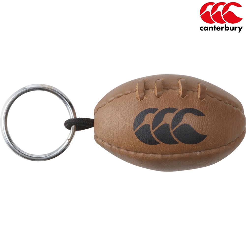 カンタベリー CANTERBURY ラグビーアクセサリー  MINI LEATHER BALL KEY RING AA08296-60